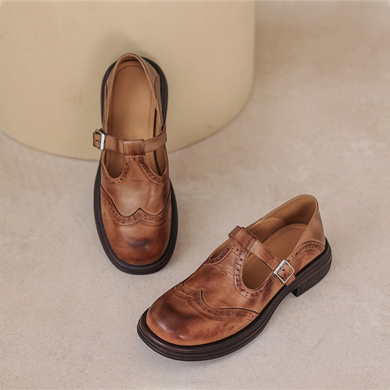 Elaine™ | Classic Buckle Closure Mary Janes