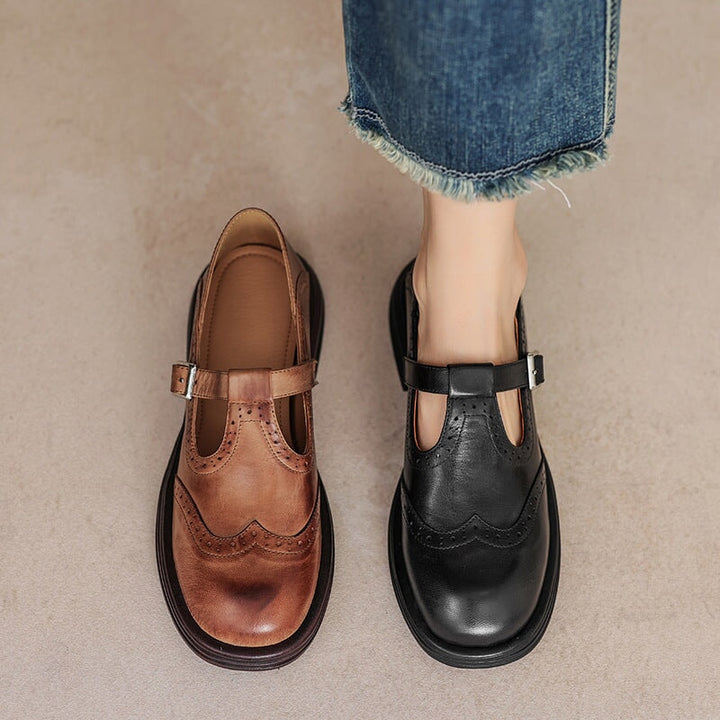Elaine™ | Classic Buckle Closure Mary Janes