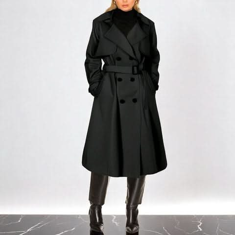 Sally™ | Classic Double-Breasted Trench